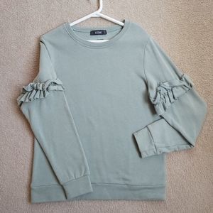Icōne Green Crew Neck Top